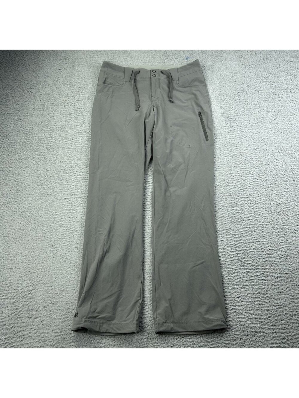 Outdoor Research Ferrosi Pants Women's 4 Gray Lightweight Cargo Hiking Climbing